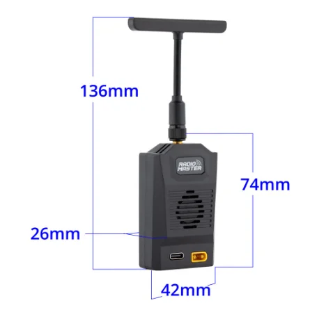 Módulo transmissor RadioMaster - Radiomaster Ranger 2.4Ghz Elrs Module avaliação e preço